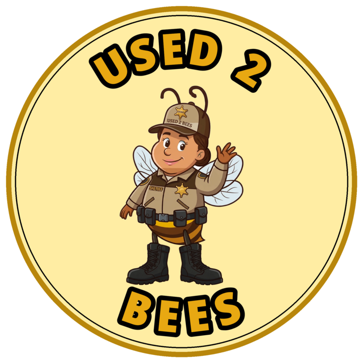 Used 2 Bees circle sticker — Sheriff (Female)