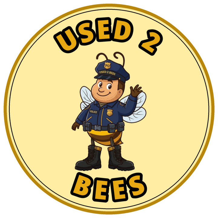 Used 2 Bees circle sticker — Police (Male)
