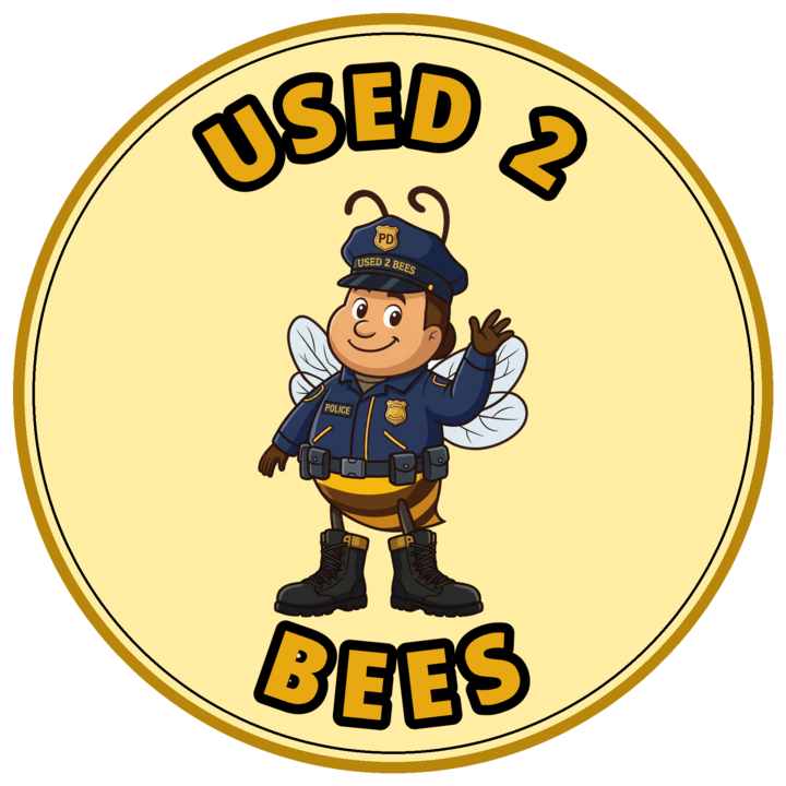 Used 2 Bees circle sticker — Police (Female)
