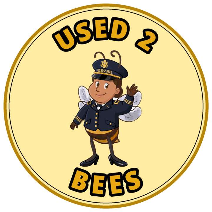 Used 2 Bees circle sticker — Army Dress Officer (Female)