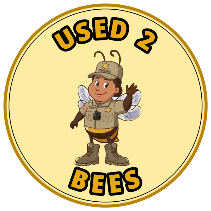 Used 2 Bees circle sticker — Sheriff (Female)