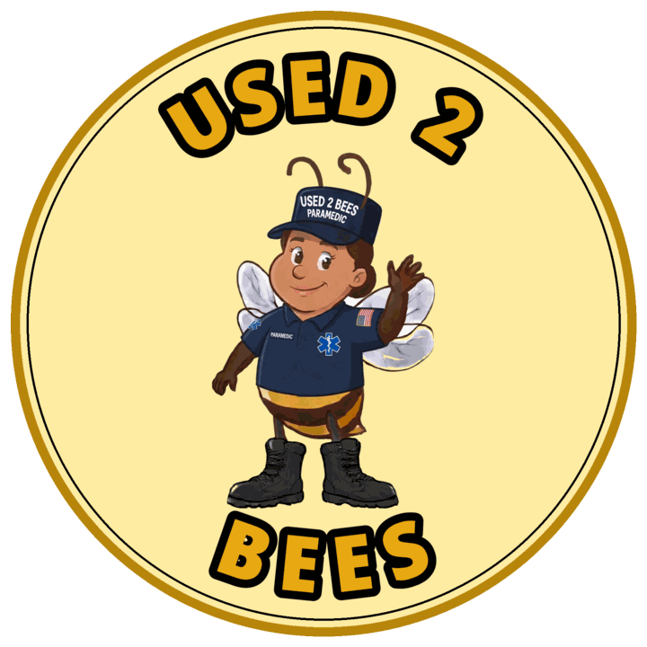 Used 2 Bees circle sticker — Paramedic (Female)