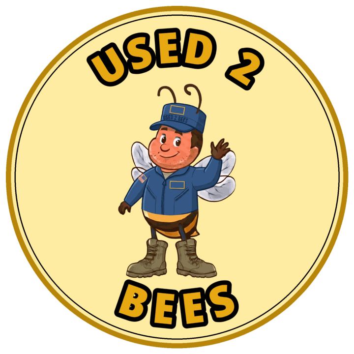 Used 2 Bees circle sticker — Coast Guard Pilot (Male)