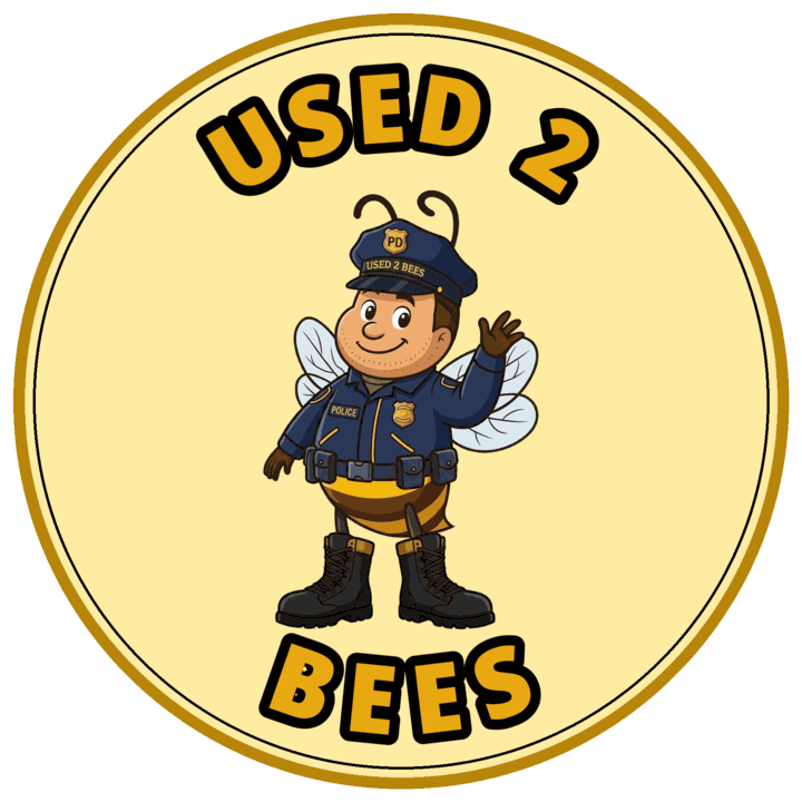 Used 2 Bees circle sticker — Police (Male)