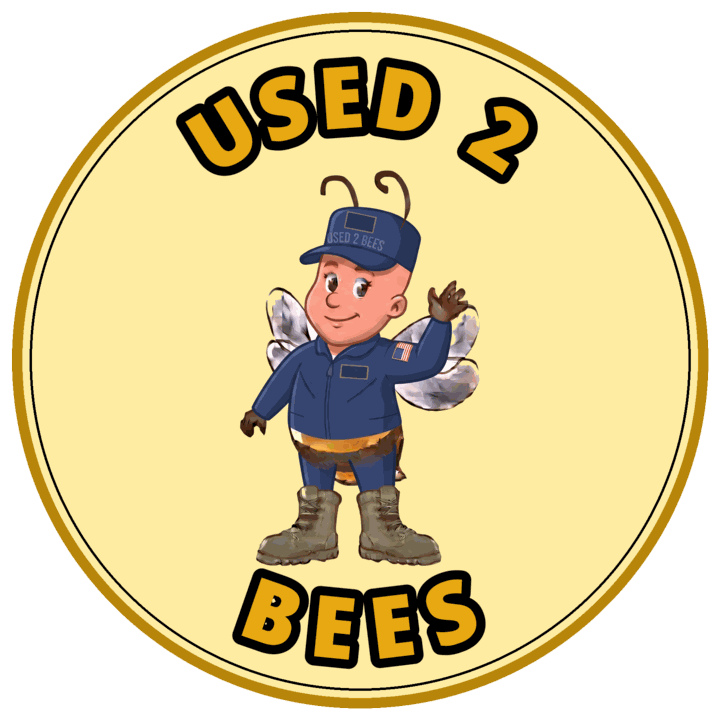 Used 2 Bees circle sticker — Coast Guard Pilot (Female)