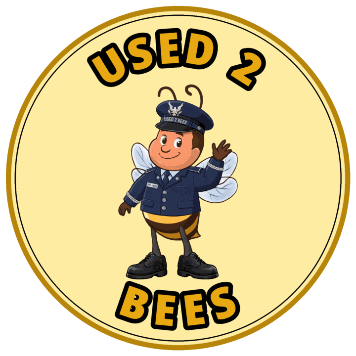 Used 2 Bees circle sticker — Air Force Dress Officer (Male)