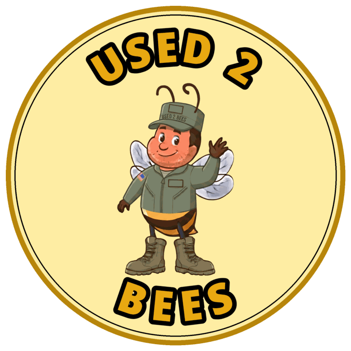 Used 2 Bees circle sticker — Air Force Pilot (Male)
