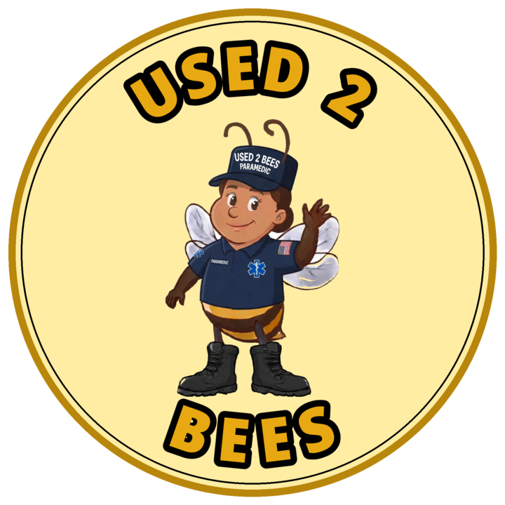 Used 2 Bees circle sticker — Paramedic (Female)