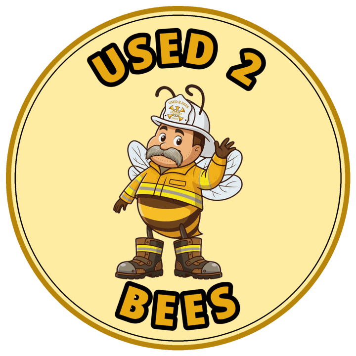 Used 2 Bees circle sticker — Air Force Camo (Male)