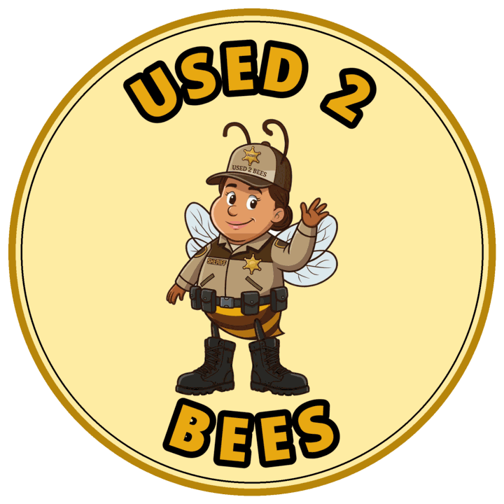 Used 2 Bees circle sticker — Fire Dept — Battalion Chief