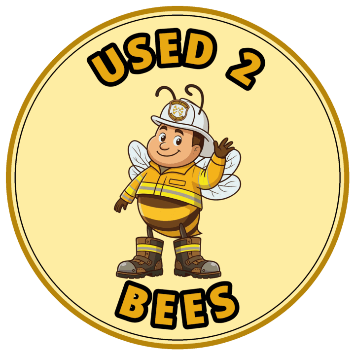 Used 2 Bees circle sticker — Air Force Camo (Female)