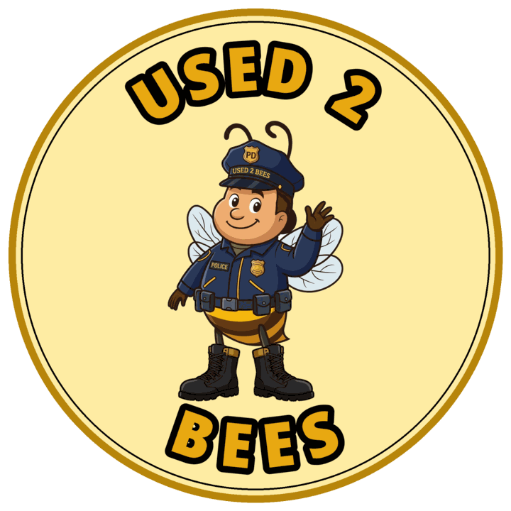 Female Used 2 Bees Marines mascot in Camouflage utility