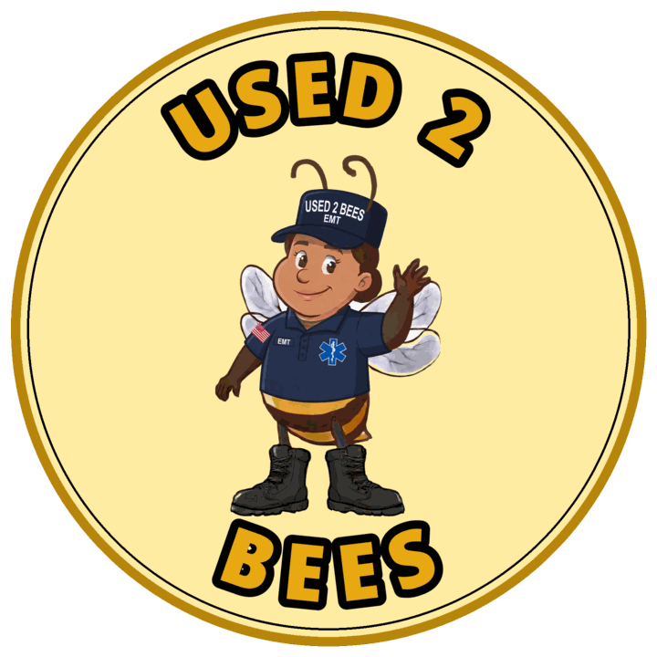 Used 2 Bees circle sticker — Fire Dept — Assistant Chief